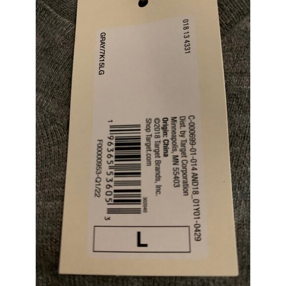 A New Day Womens Fine Gauge V-Neck Sweater Size Large - Picture 5 of 7